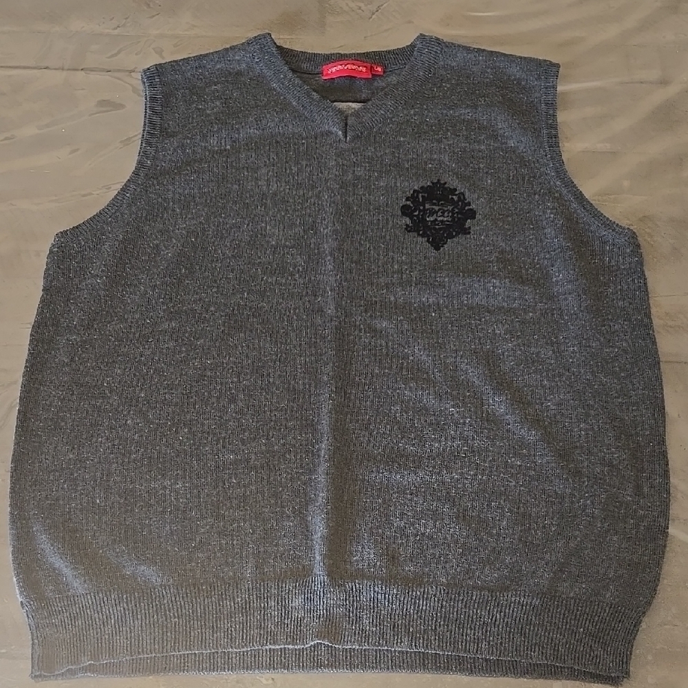 🔥2/$12🔥West Coast Connection Gray Sweater Vest